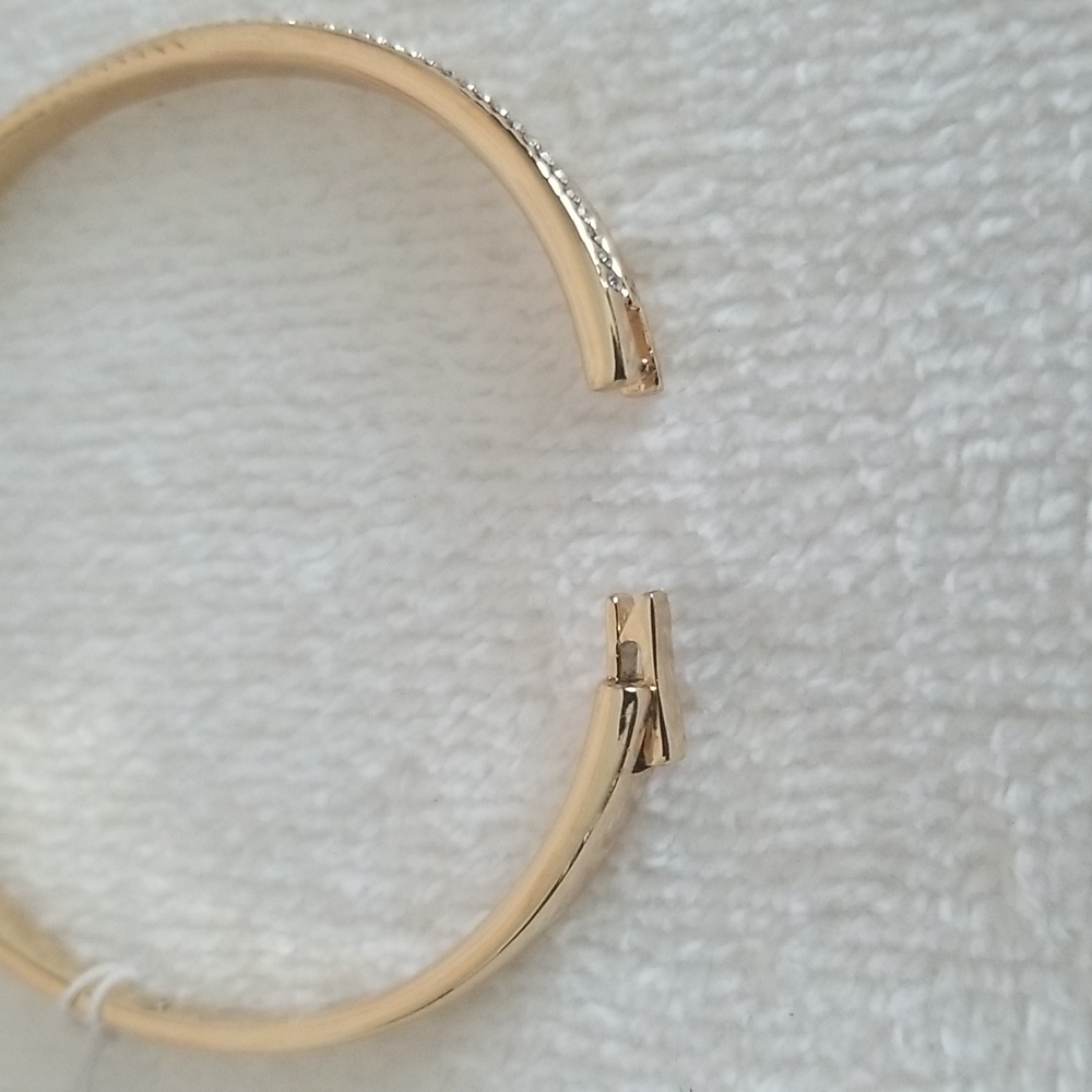 New Ralph Lauren Pave Crossover Bangle Bracelet - Picture 5 of 6